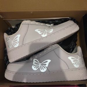 DRIP CREATIONZ butterfly reflective shoes